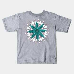 Lebowski Mindful Bowling Pin Mandala Kids T-Shirt